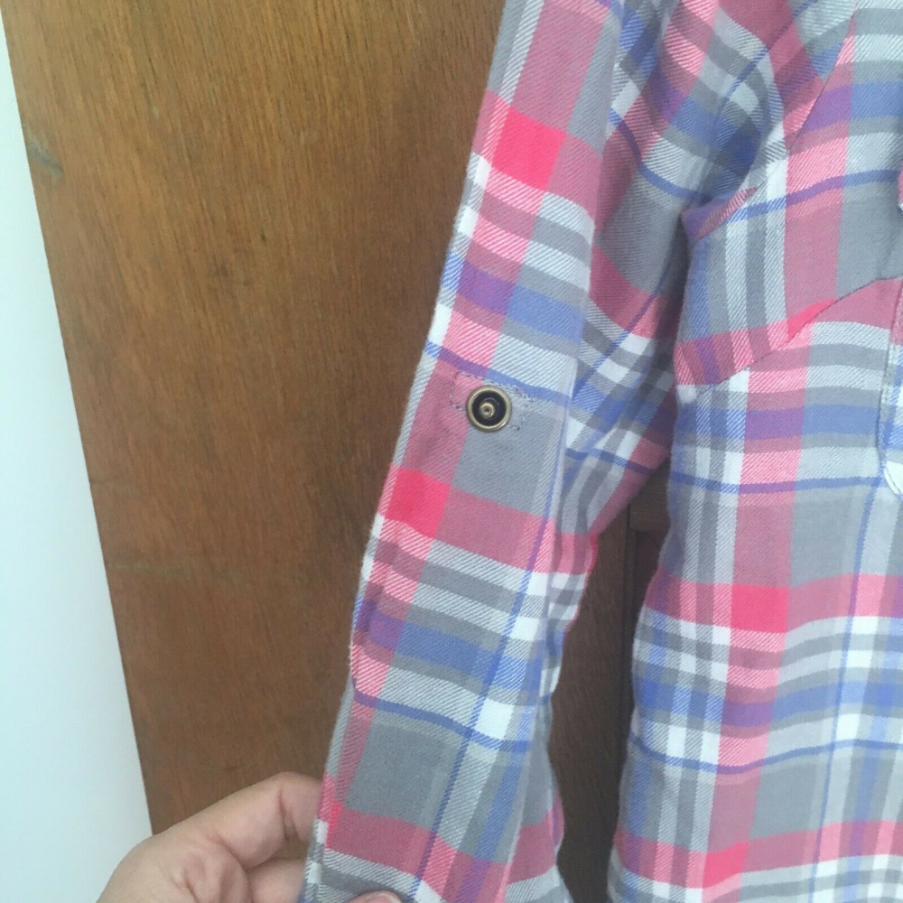 Jachs Girlfriend BEA Flannel Button Snap Shirt - Picture 4 of 8